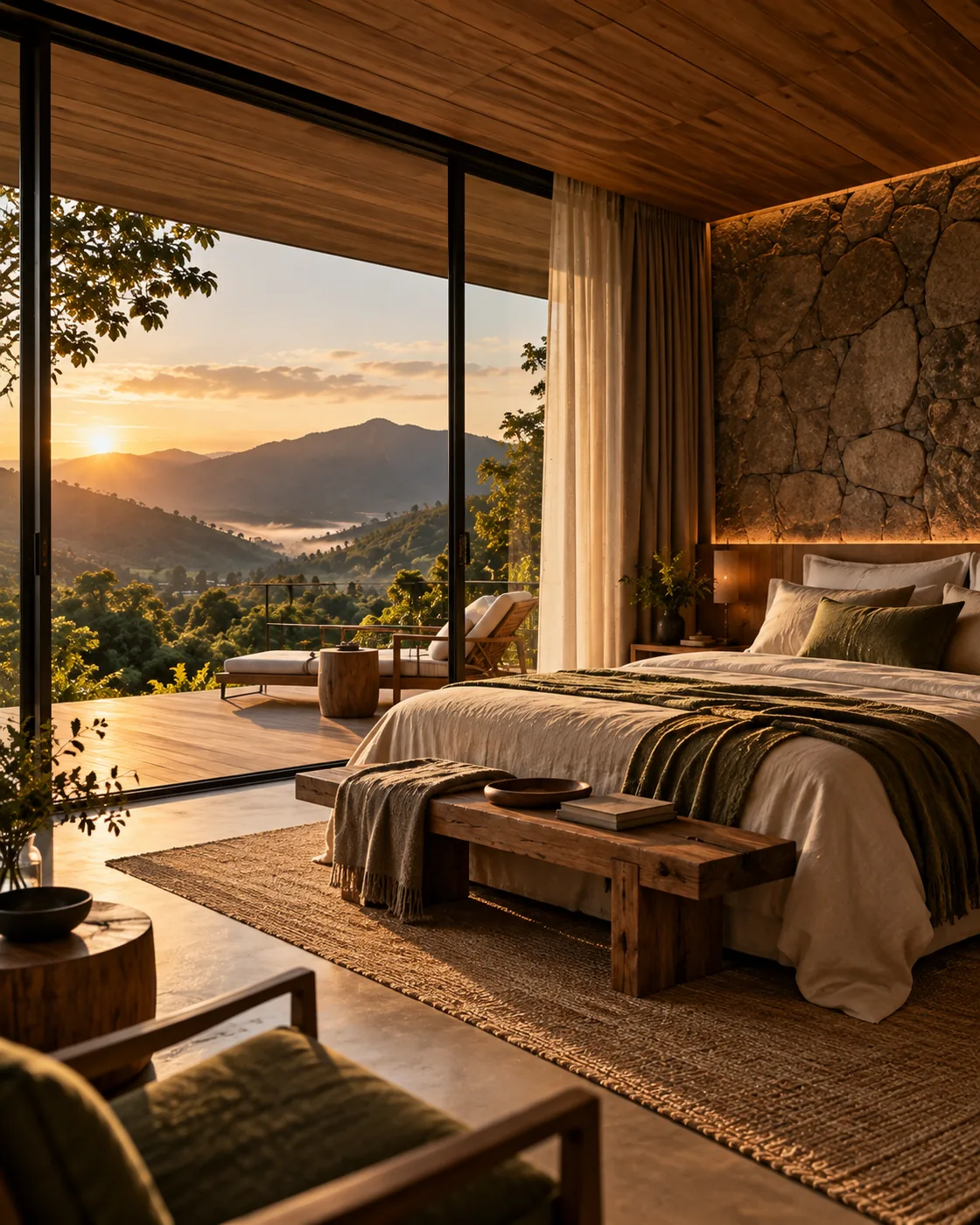 Suíte Casa Aruá, vista para a mata