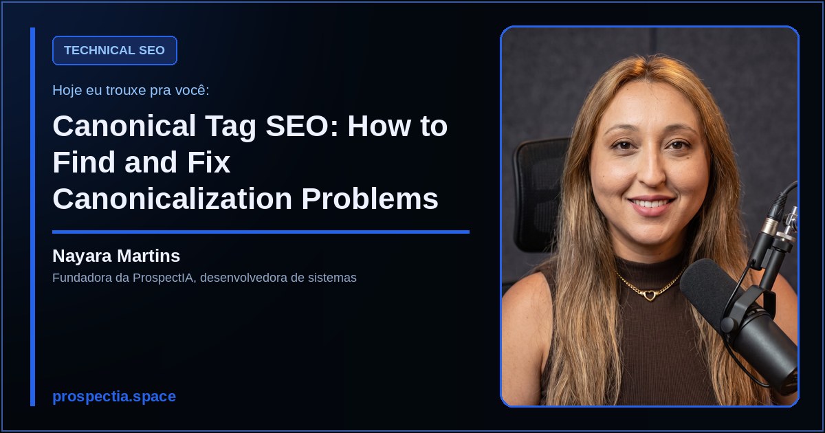 Canonical Tag SEO: How to Find and Fix Canonicalization Problems, artigo de Nayara Martins, desenvolvedora de sistemas sob medida